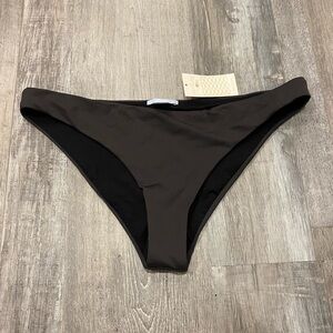Eberjey Annia Bikini Bottoms pepper corn black  - L - NWT